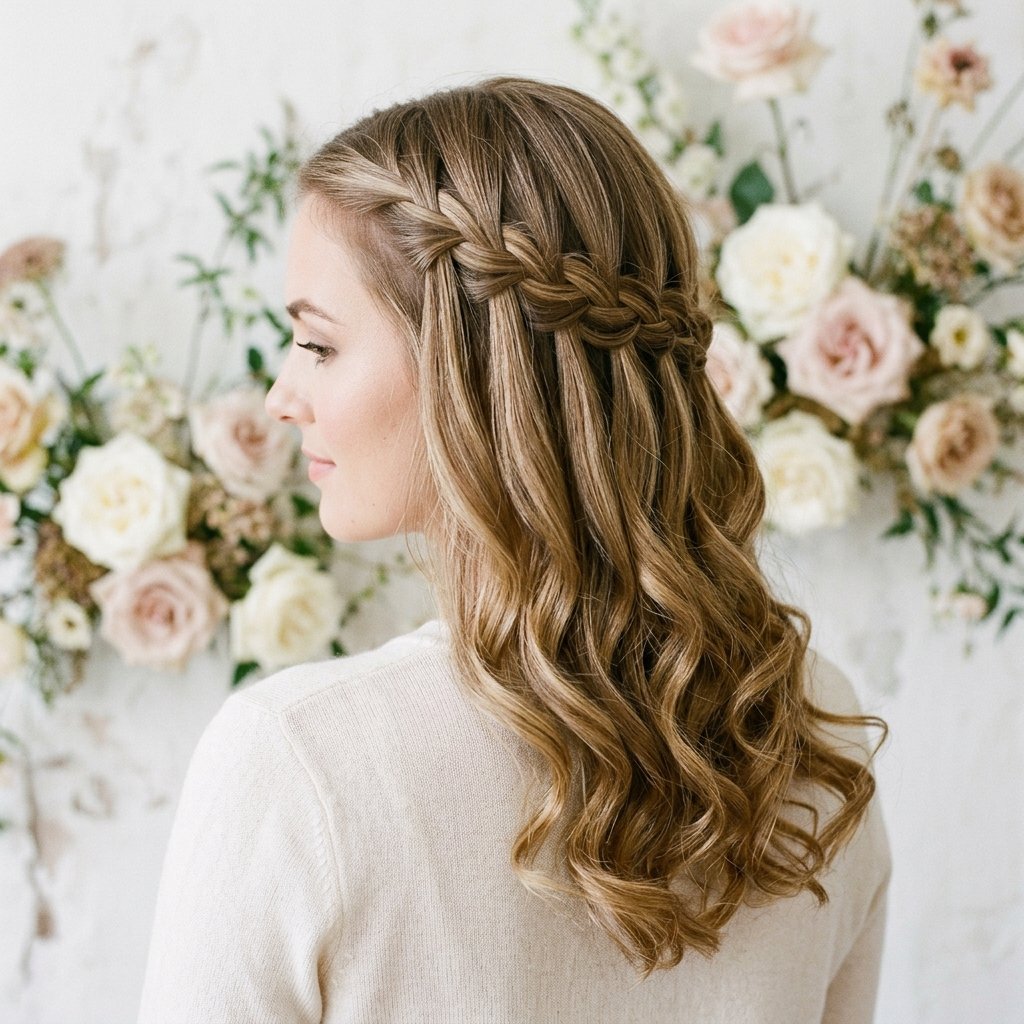 Waterfall hairstyles to do with braids Ideas