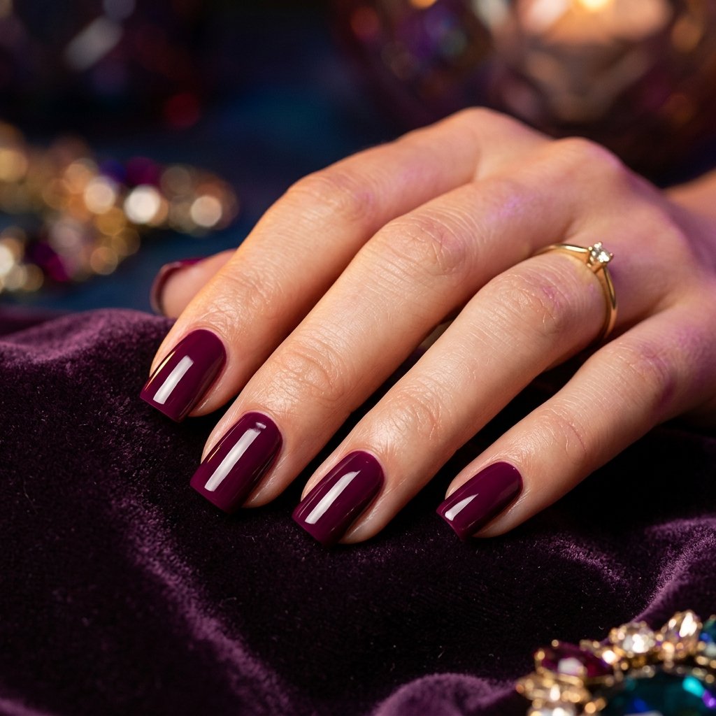 Deep Berry Nail Ideas