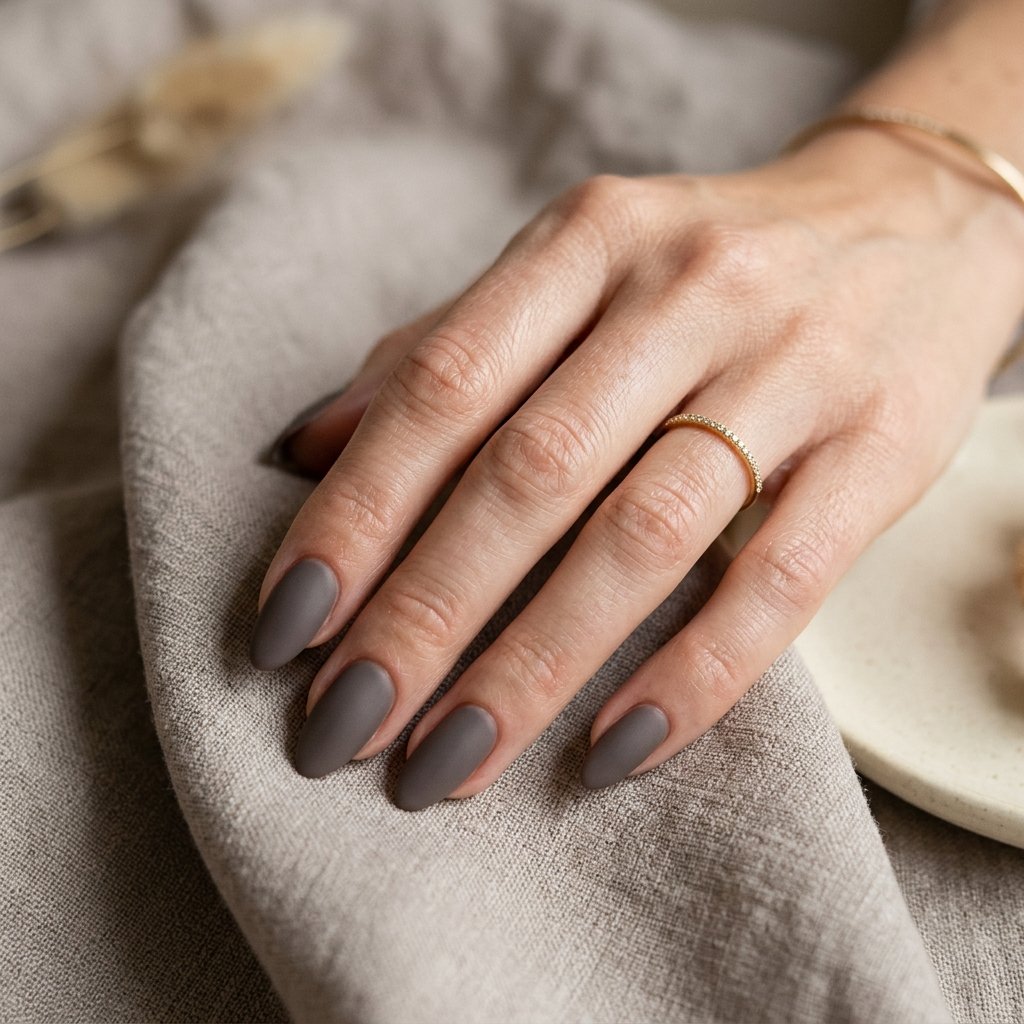 Smoky Taupe Nail Ideas