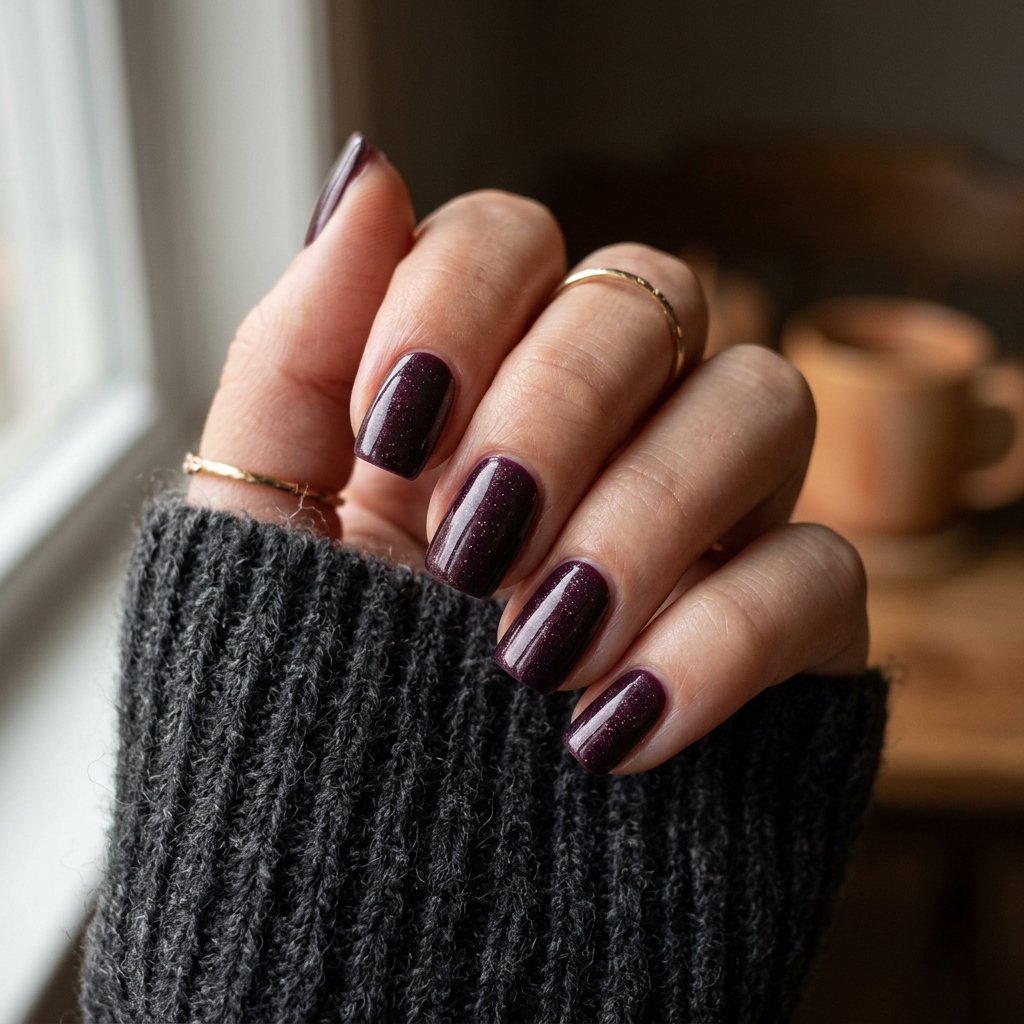 Deep Plum Nail Ideas
