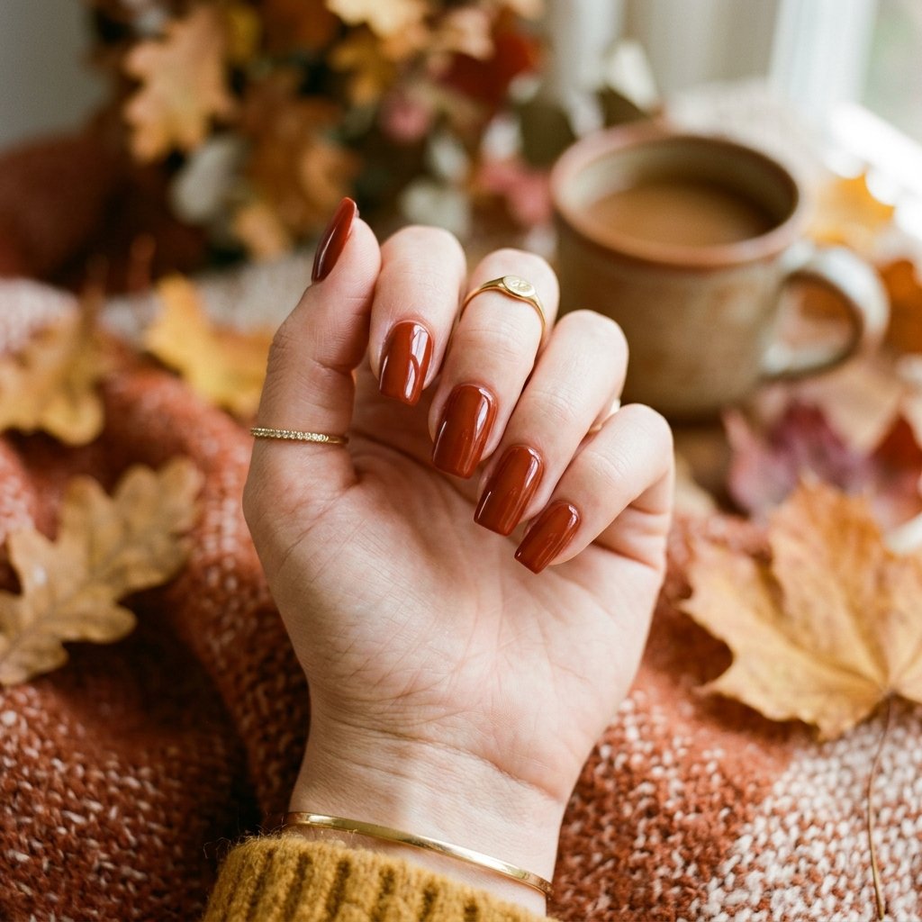 Rust Red Nail Ideas