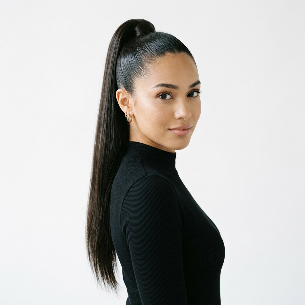 High Ponytail Hairstyles Idea