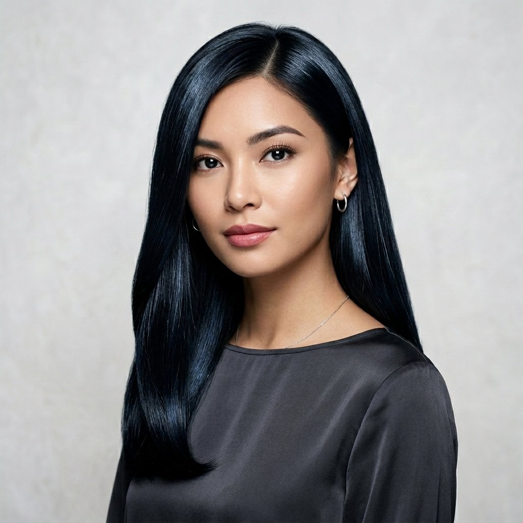 Rich Black Hair Color Ideas