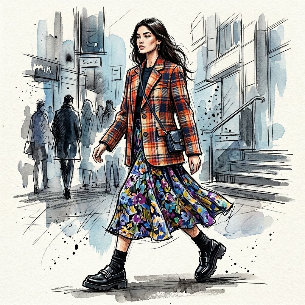 Mix and Match Outfit Combination Drawing Ideas