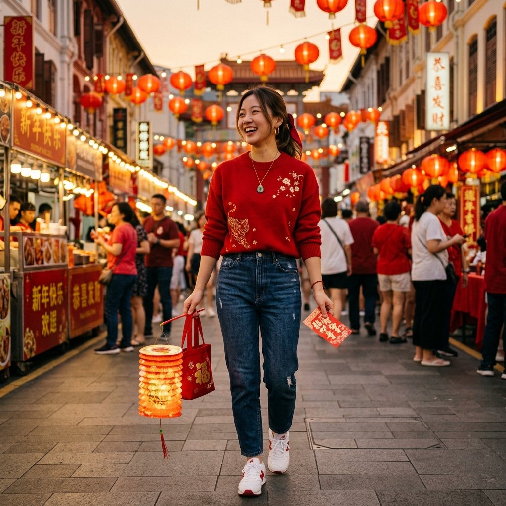 Casual Chinese New Year Look