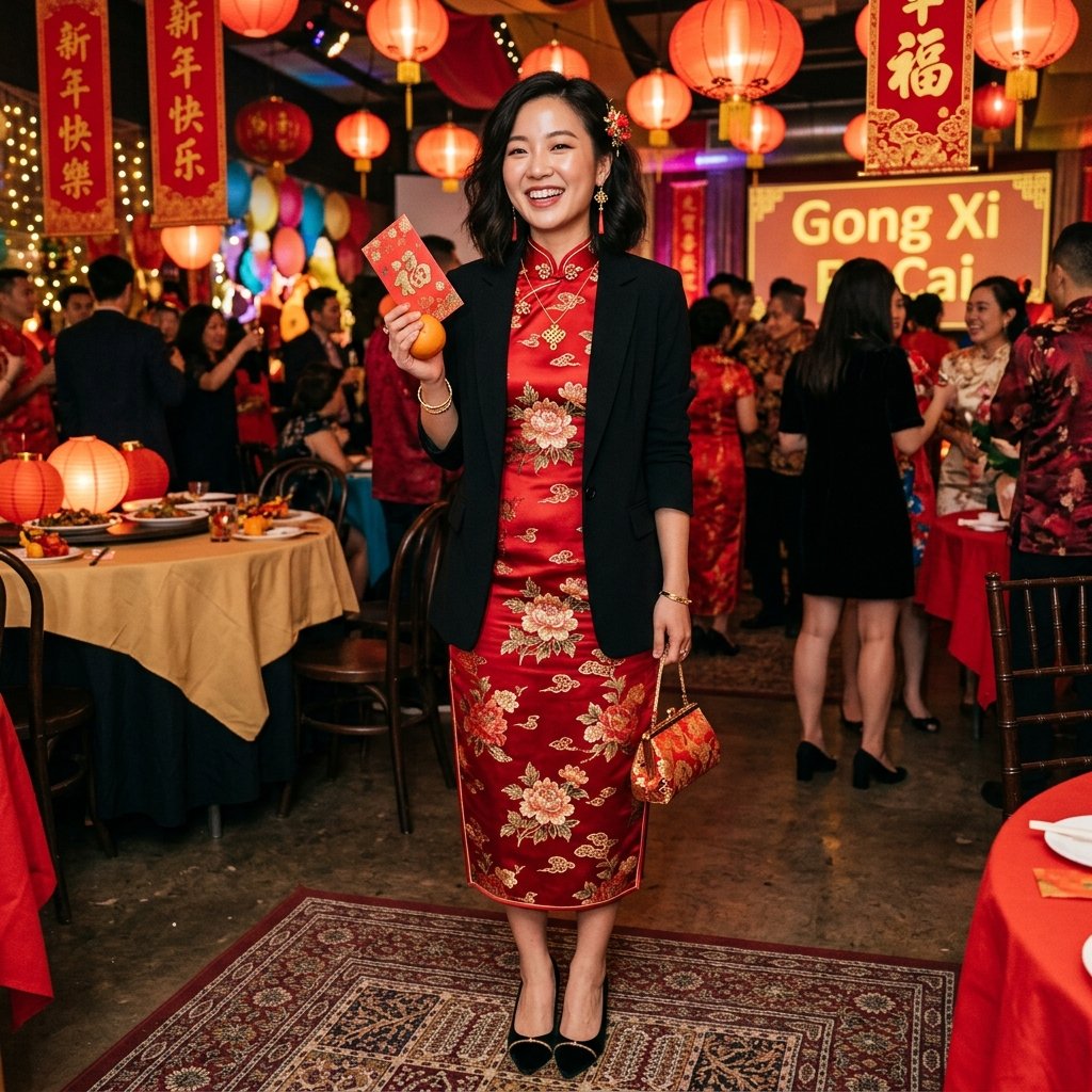 Chinese New Year Party Outfit Idea