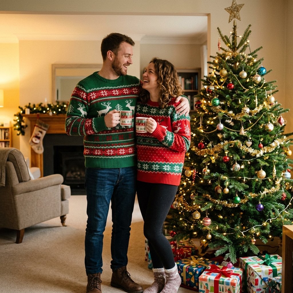 27 Christmas Outfit Ideas You'll Want to Pin & Wear 15 Matching Couple Sweater Idea