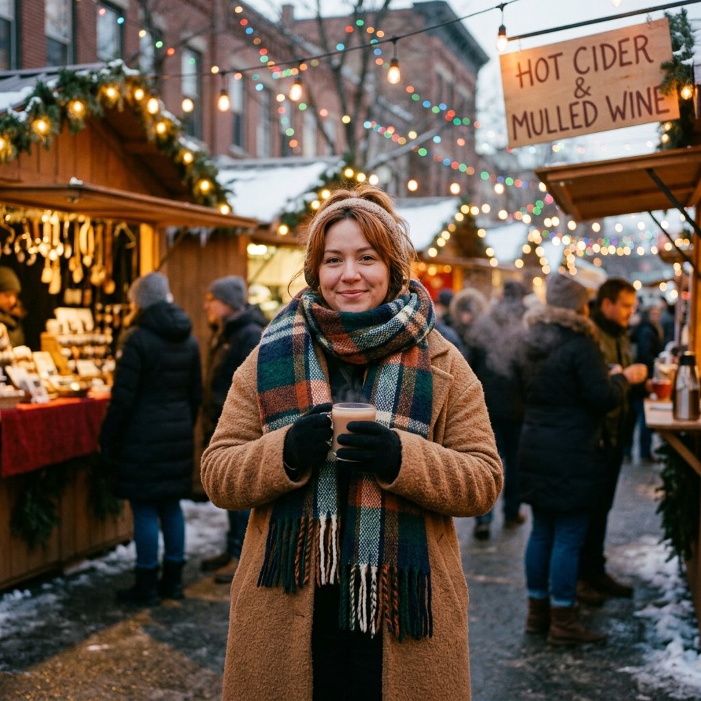 Cozy Scarf Styling Idea