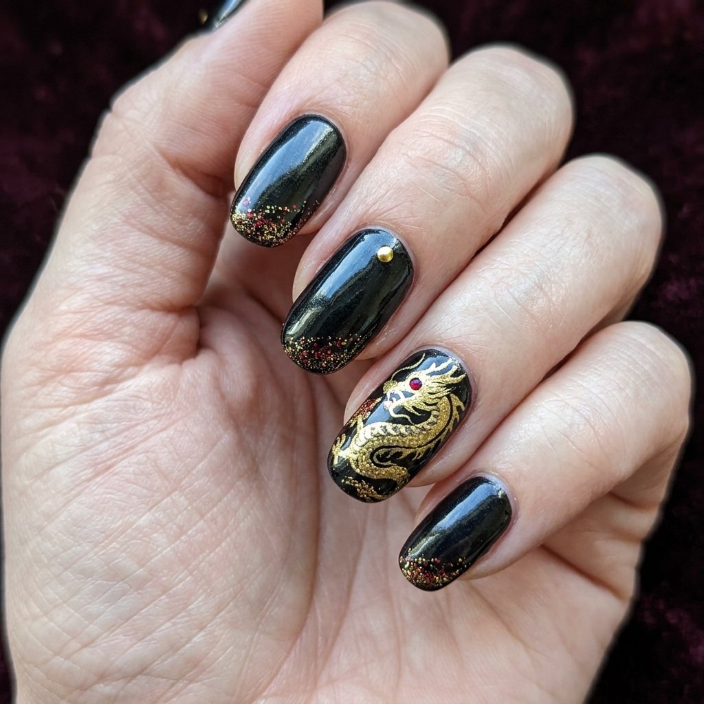 Dragon Nail Art Ideas