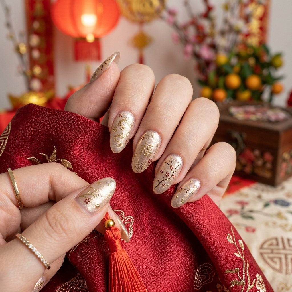 Lunar New Year Nail Sticker Ideas