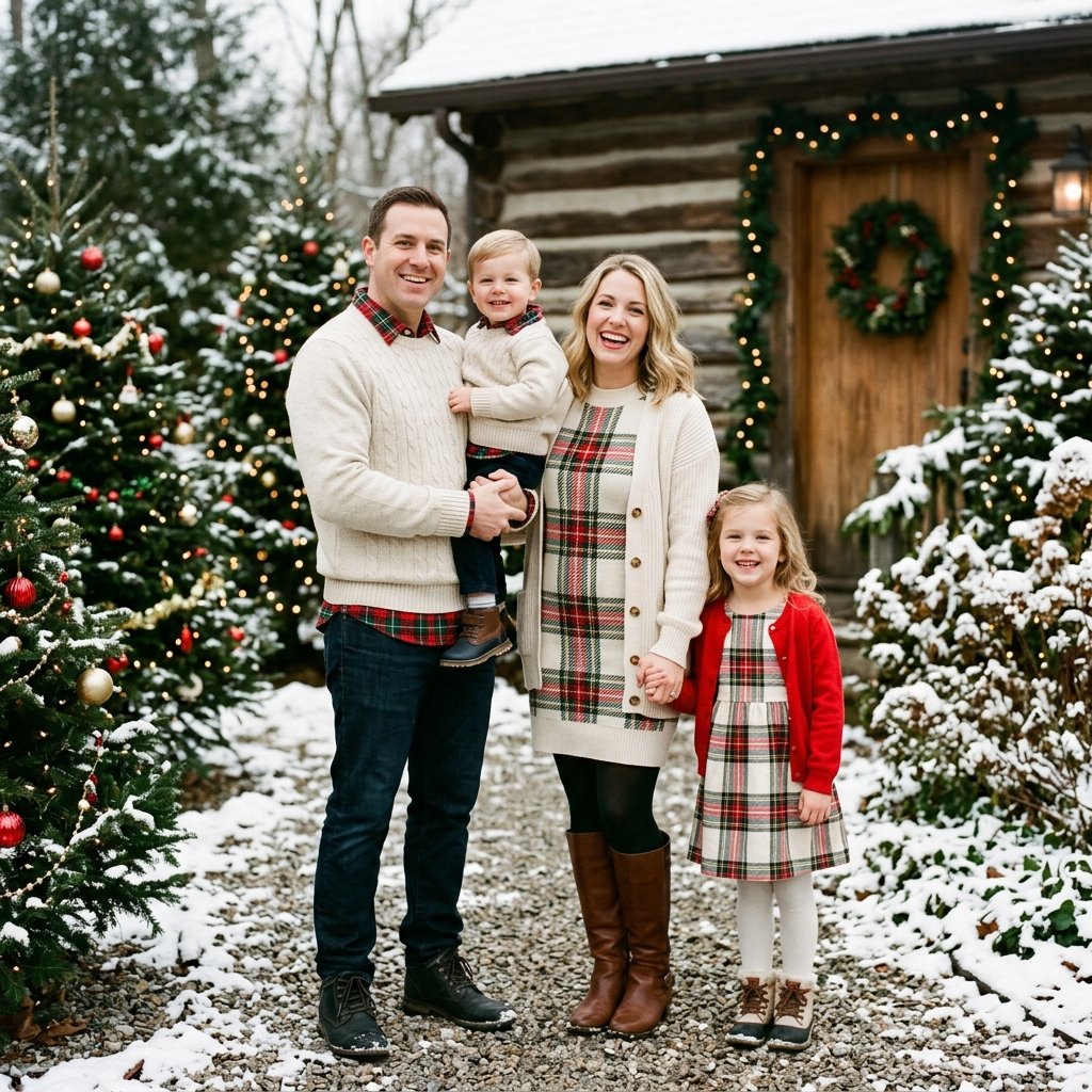 27 Christmas Outfit Ideas You'll Want to Pin & Wear 25 Family Matching Outfit Idea