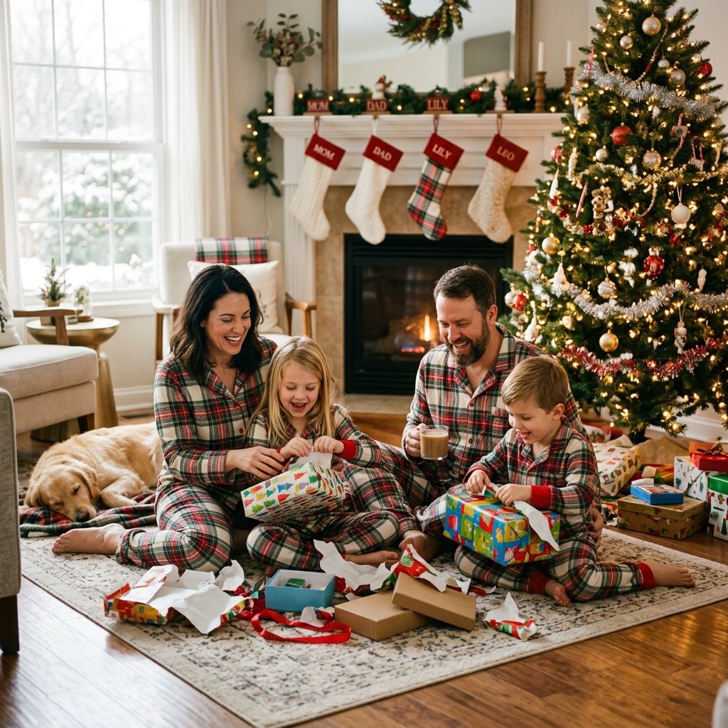 My Christmas outfit Morning Loungewear Idea