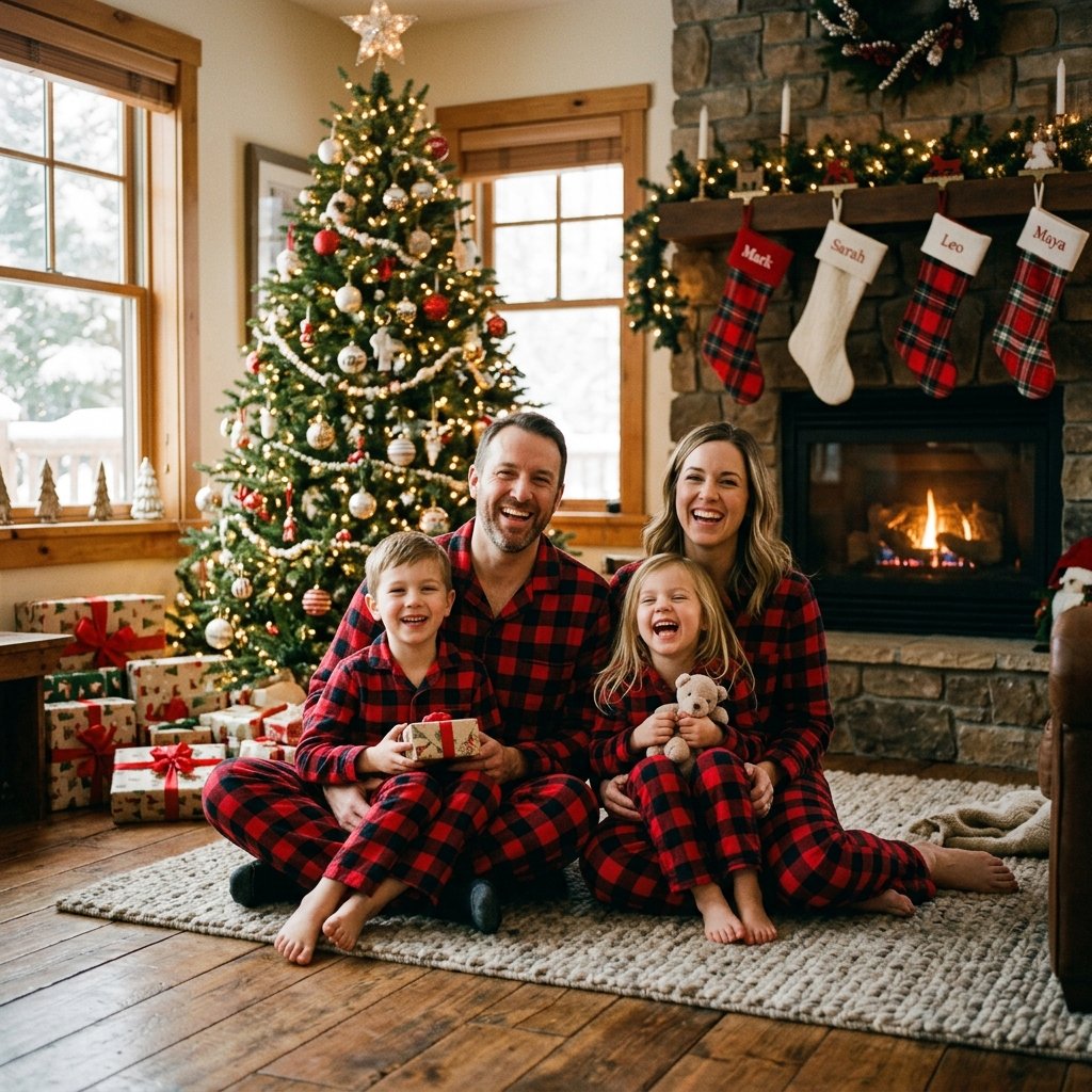 27 Christmas Outfit Ideas You'll Want to Pin & Wear 4 Matching Family Pajama Idea