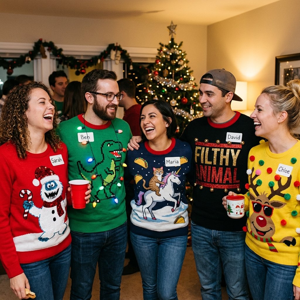 27 Christmas Outfit Ideas You'll Want to Pin & Wear 10 Ugly Christmas Sweater Idea