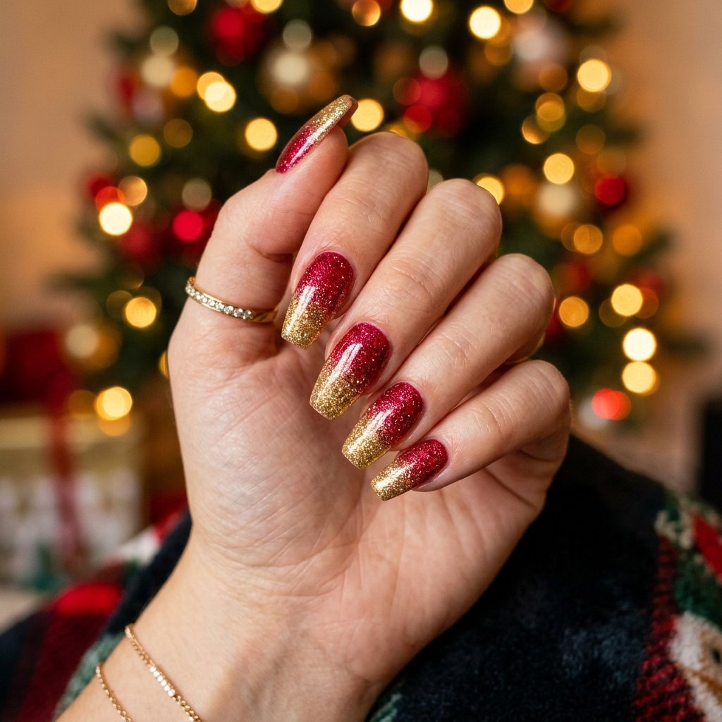 Glitter Ombre Nails Ideas