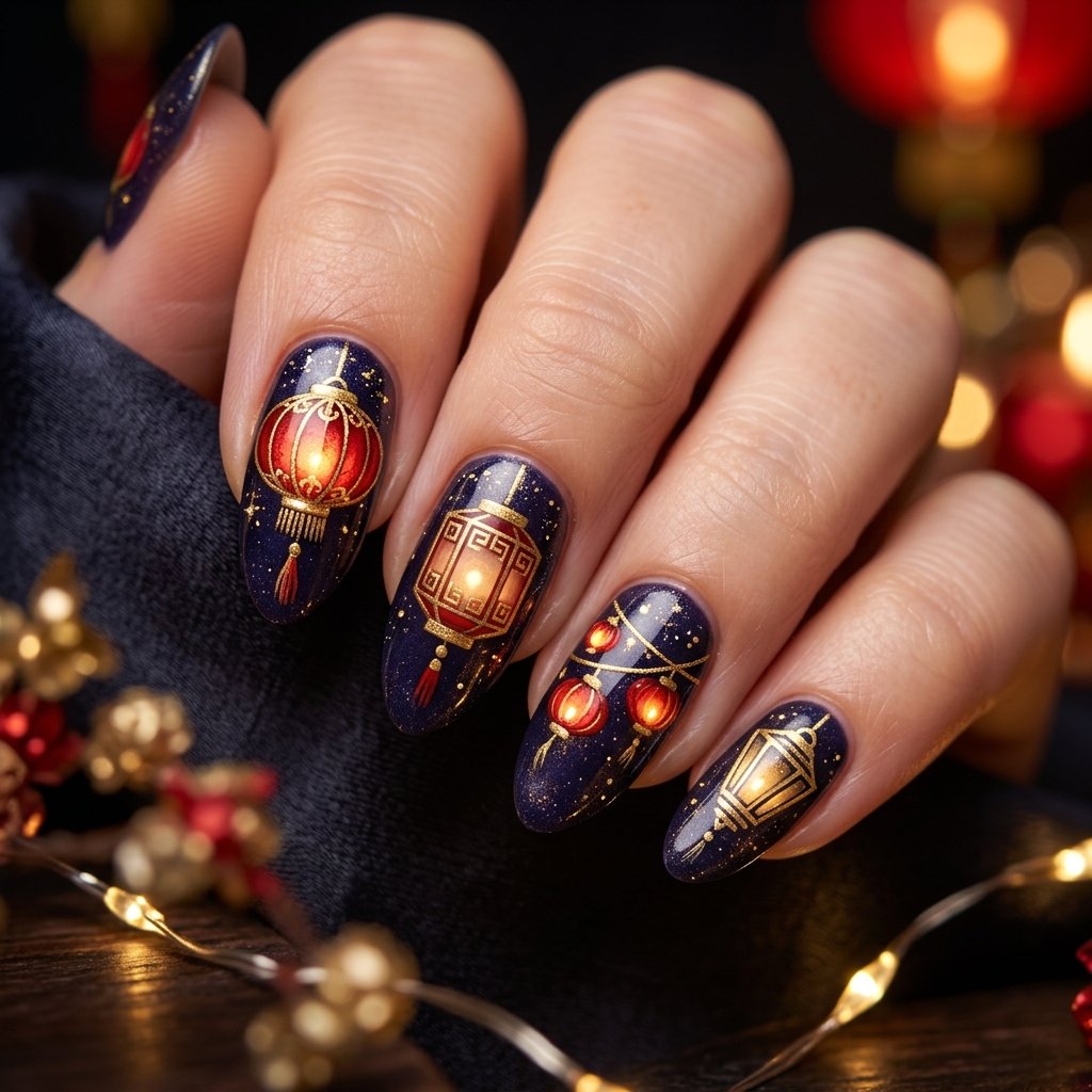 Coin and Wealth Symbol Nail Ideas