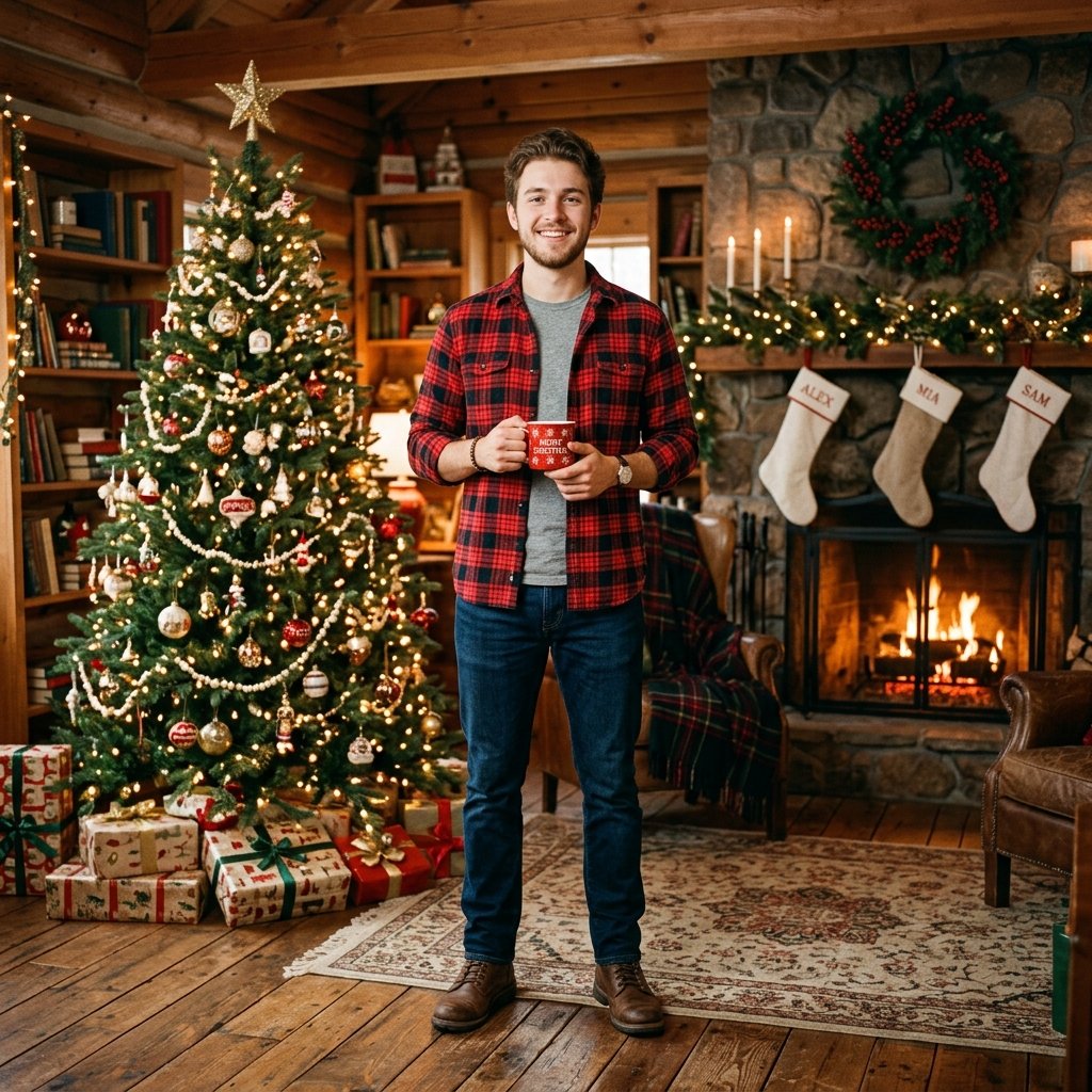 27 Christmas Outfit Ideas You'll Want to Pin & Wear 5 Plaid Flannel Outfit Idea