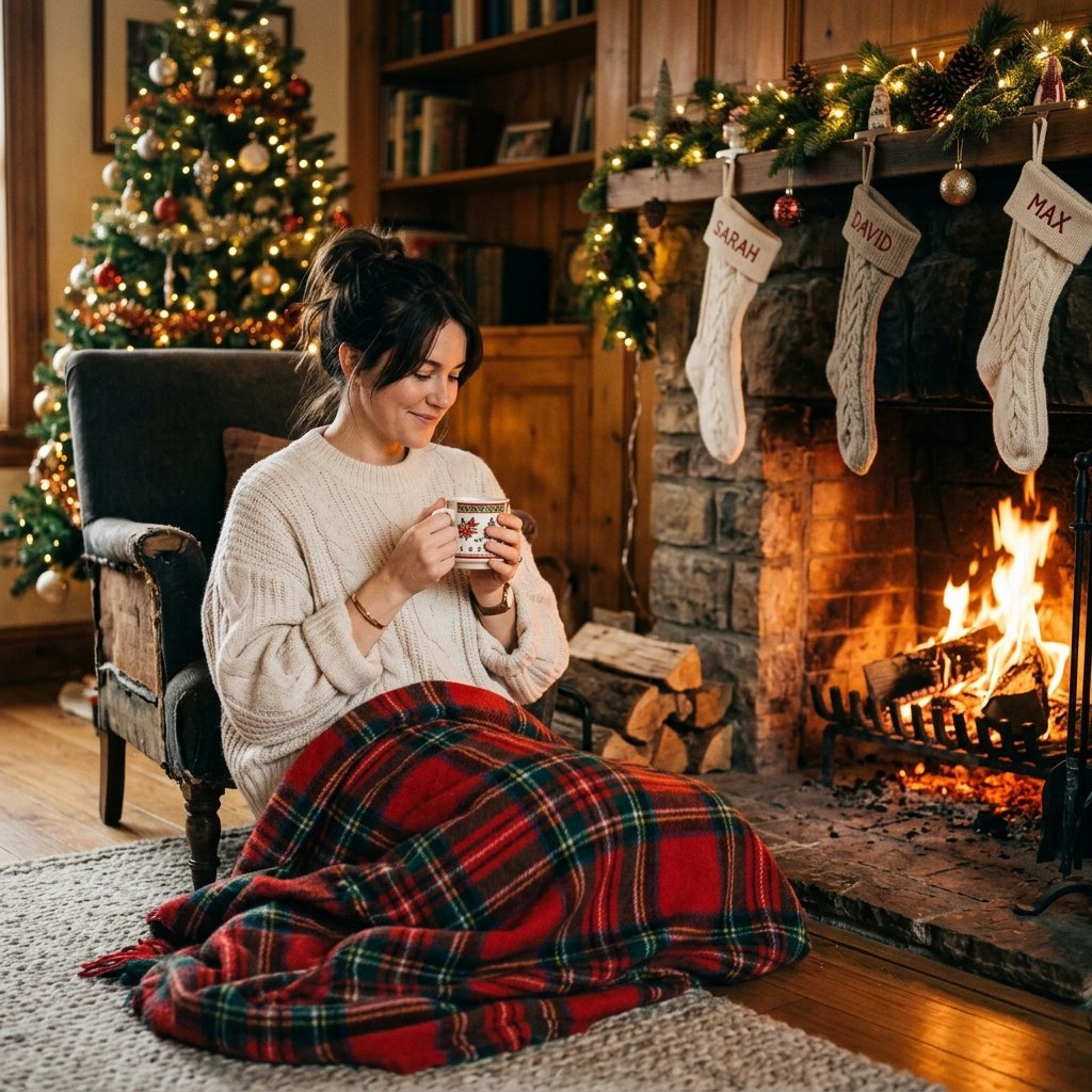 Cozy Fireplace Photo Idea