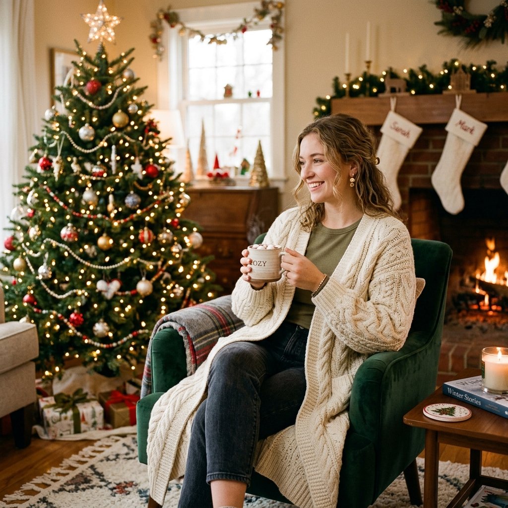 Cozy Knit Cardigan Idea