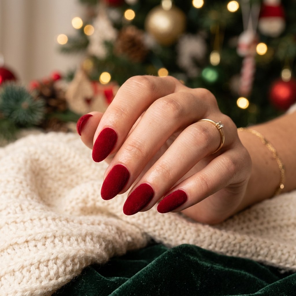 Red Velvet Nails Ideas