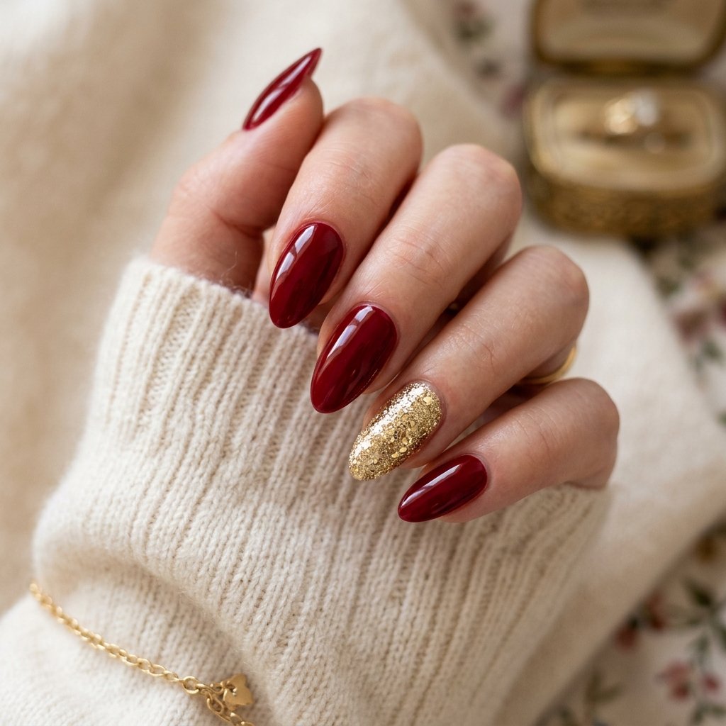 New Year Nails 2027: 27 Trendy Ideas to Save & Try 25 Deep Red Nail Ideas