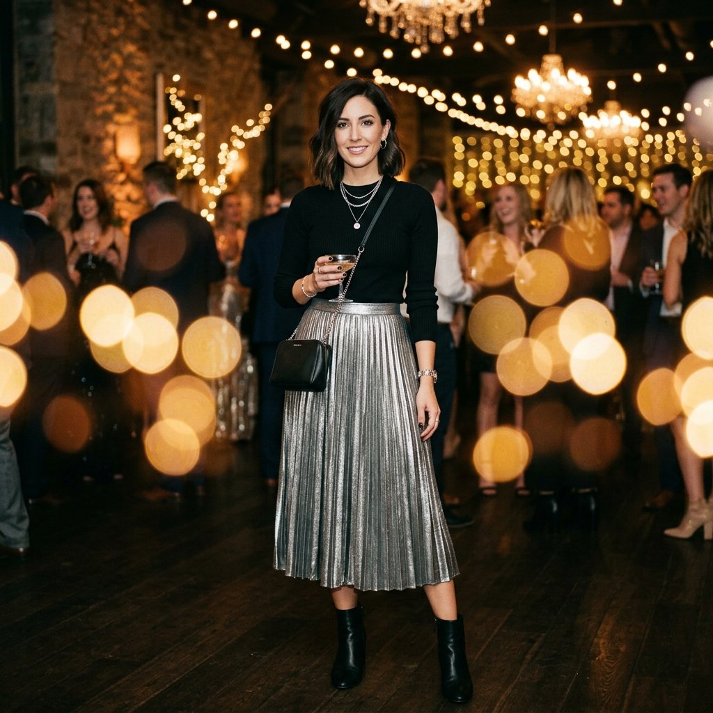 Metallic Outfit Ideas