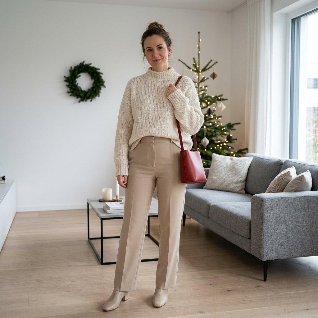 Minimalist My Christmas outfit Idea