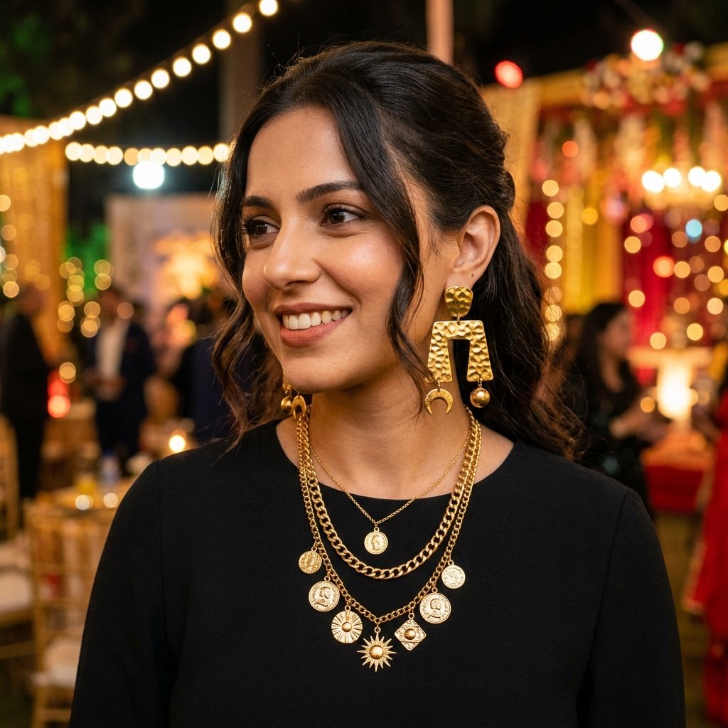 Gold Statement Jewelry Idea