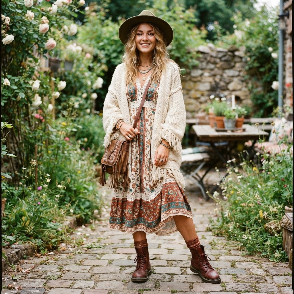 Boho Dr Martens Outfit Ideas
