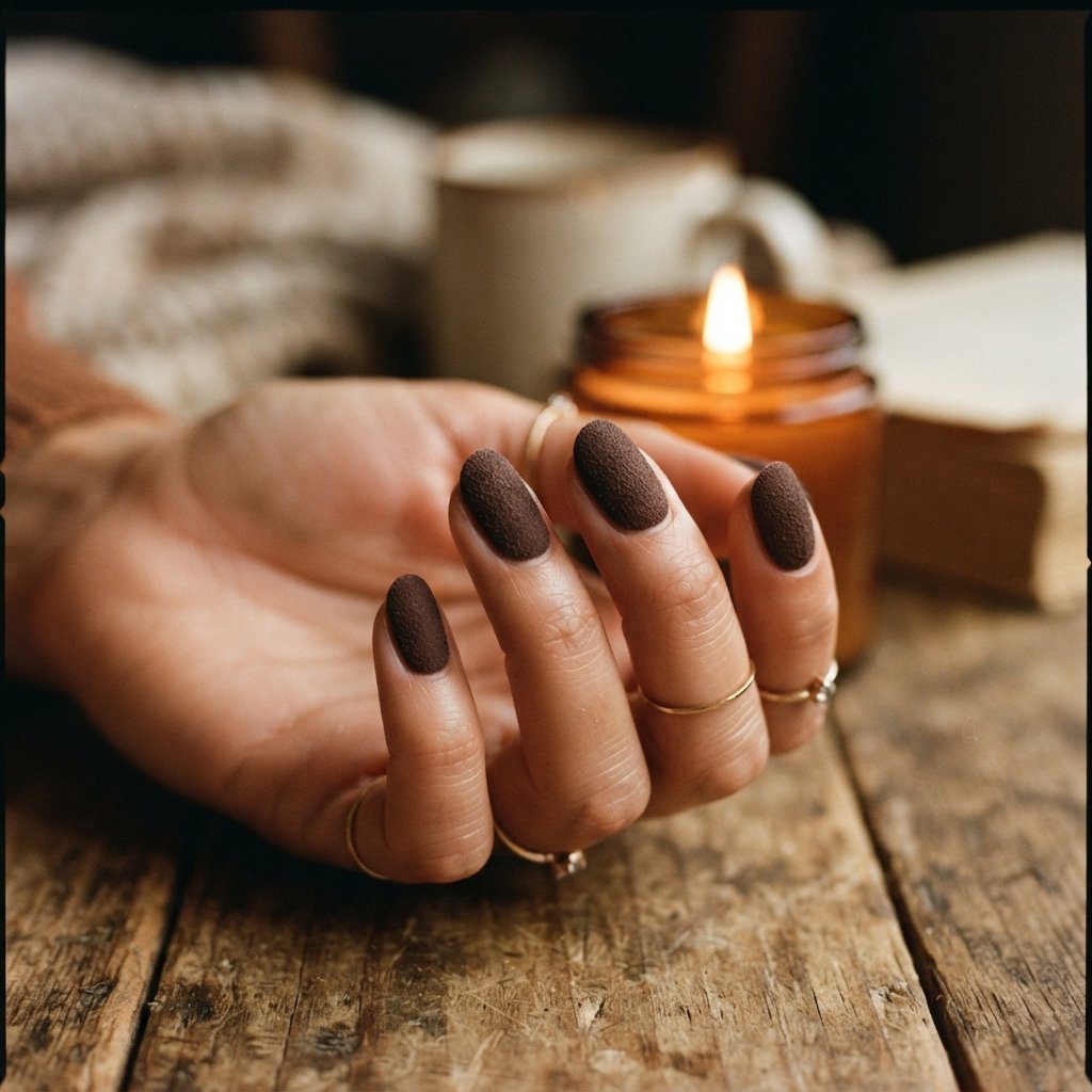 November Nails Ideas: 24 Fresh Looks to Inspire Your Next Manicure 11 Velvet Nails Ideas
