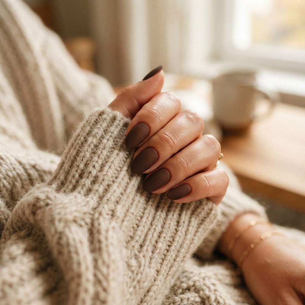Cozy Sweater Weather Nail Ideas