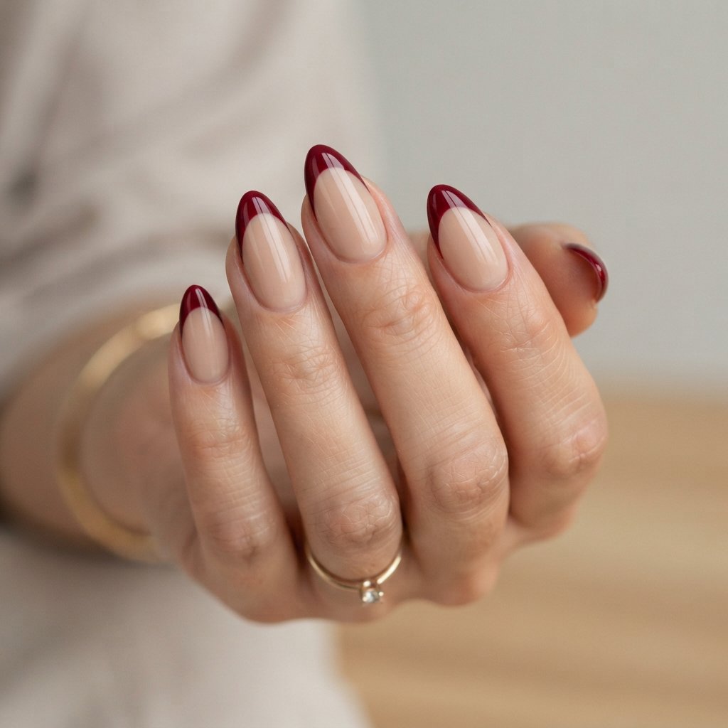 25 November Nails Fall Ideas You'll Want to Save Now 9 French Tip Fall Nail Ideas