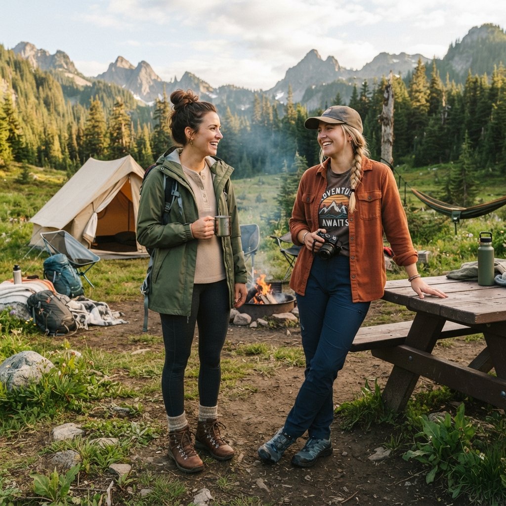 CAMPING OUTFITS FOR WOMEN