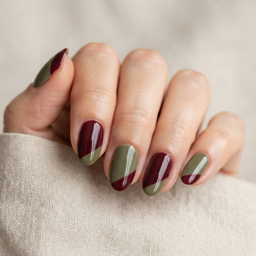Color Block Nail Ideas
