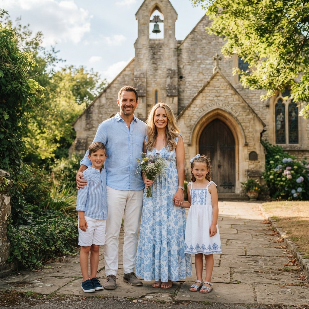 Family Coordinating Church Outfit