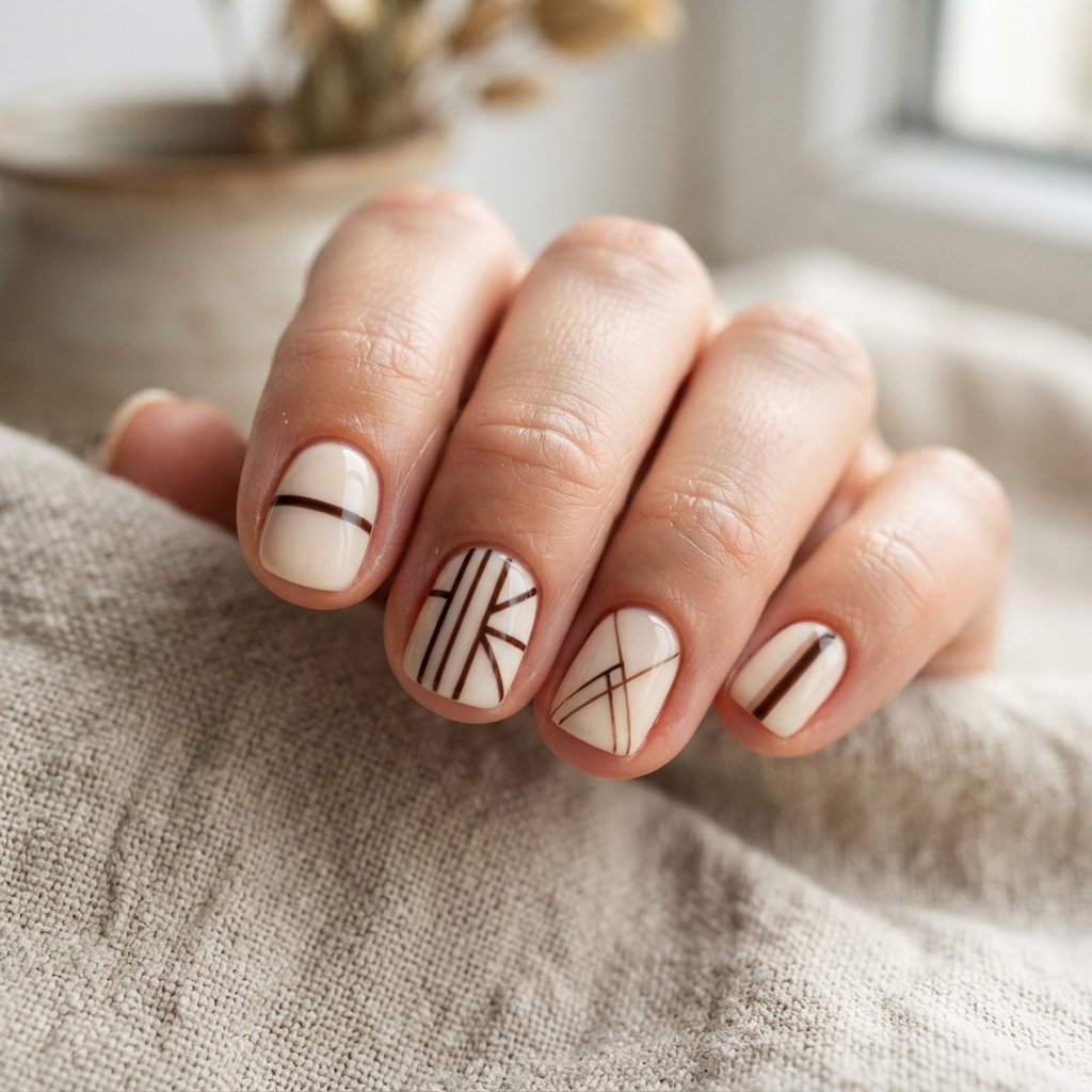 November Nails Ideas: 24 Fresh Looks to Inspire Your Next Manicure 18 Geometric Nails Ideas