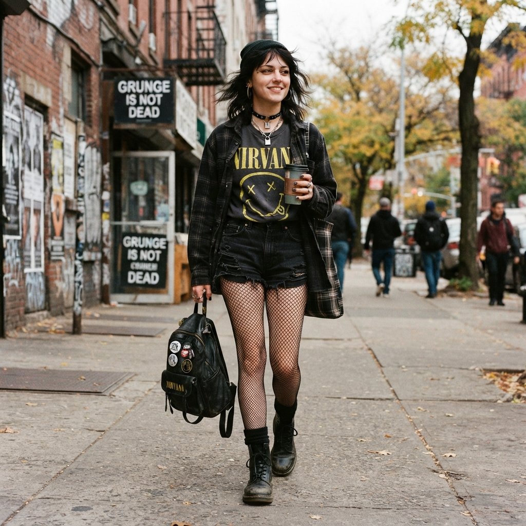 Grunge Dr Martens Outfit Women Ideas