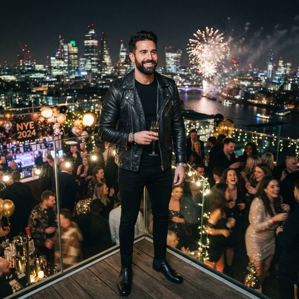 Leather Jacket Party Idea