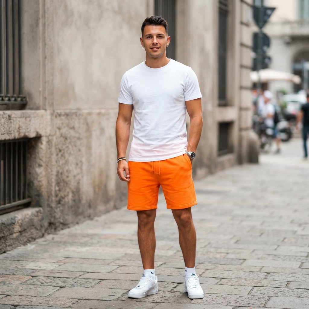Bold Color Shorts Outfit Ideas