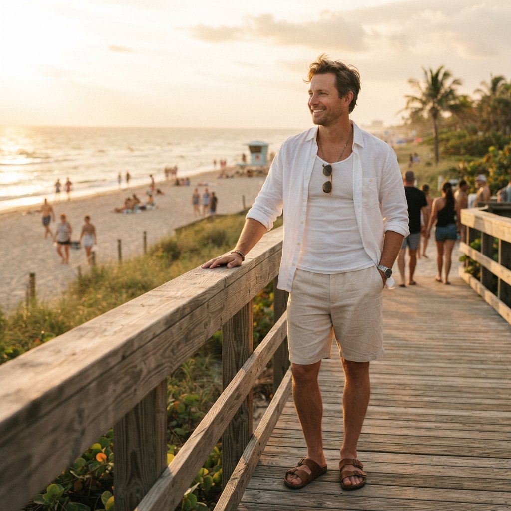 Linen Shorts Outfit Ideas