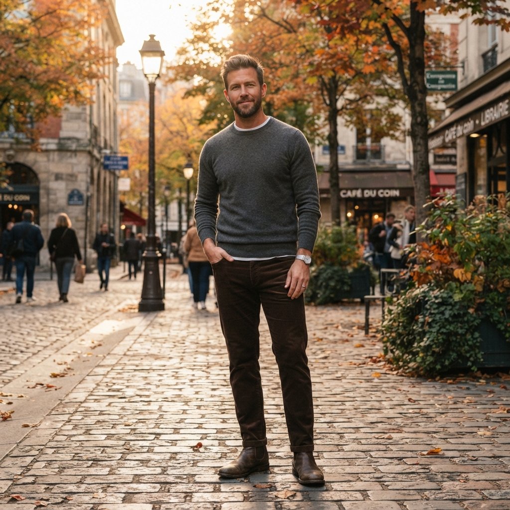 Outfits for Men With Corduroy Pants
