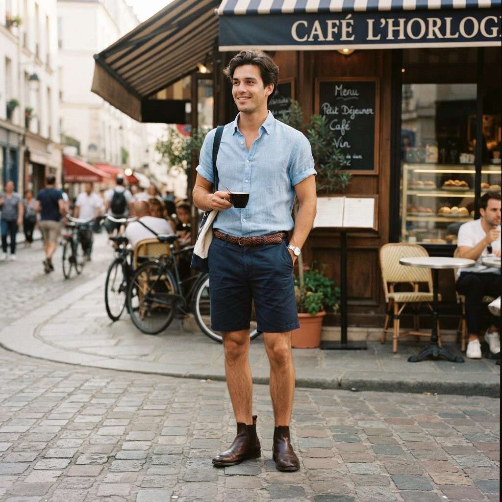 Smart Casual Shorts Outfit Ideas
