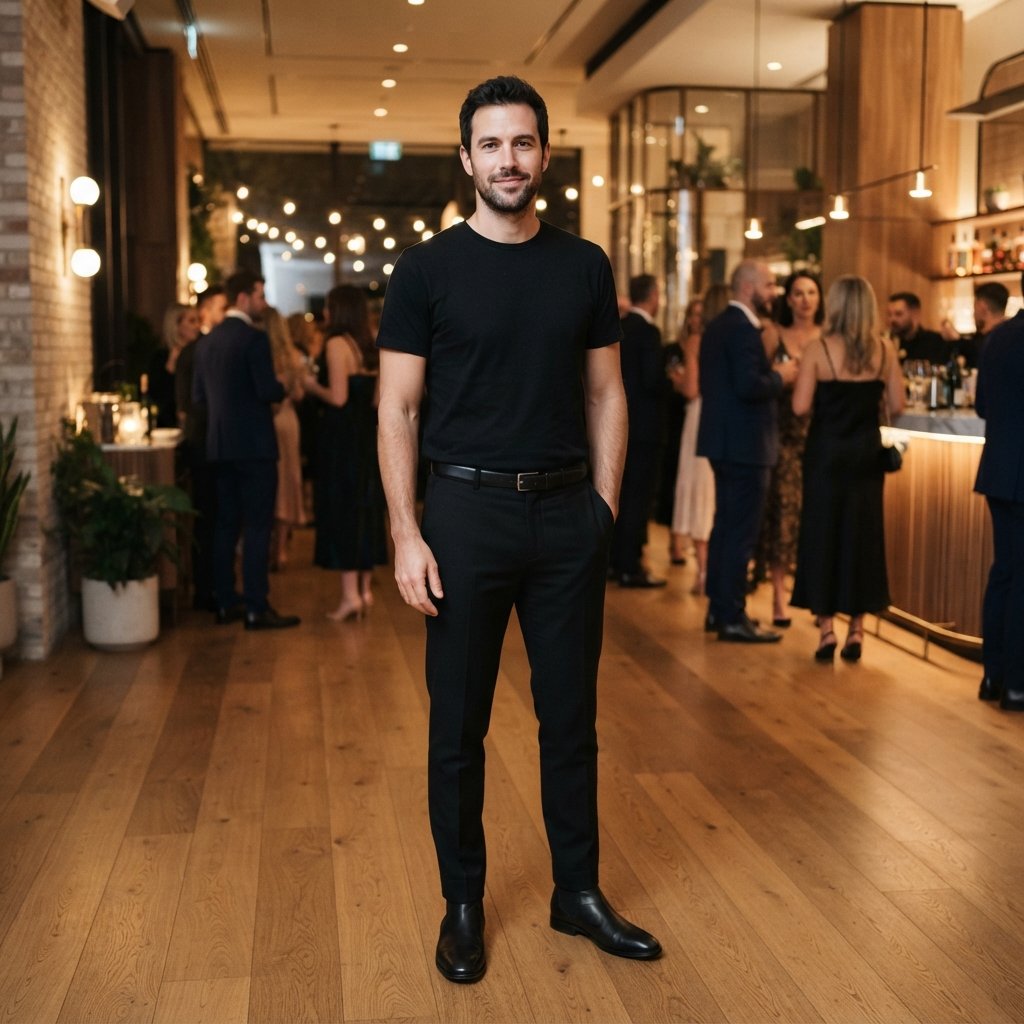 Minimalist Party Outfit Idea