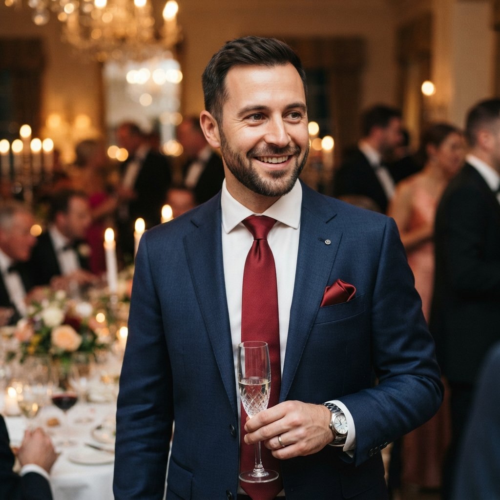 Silk Tie Pairing Idea