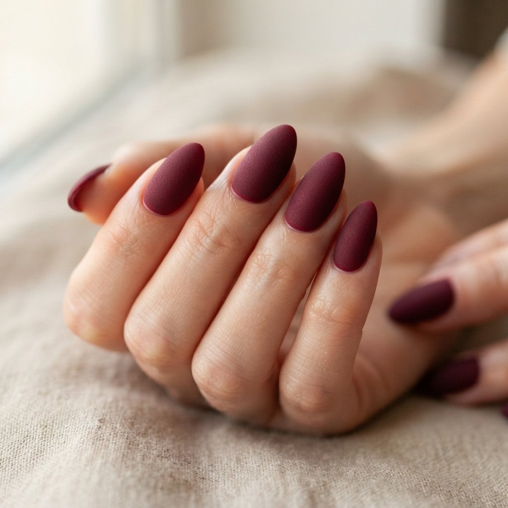 25 November Nails Fall Ideas You'll Want to Save Now 7 Matte Finish Nail Ideas