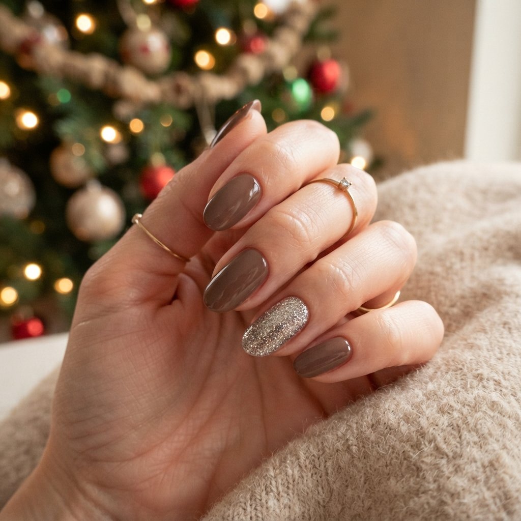 November Nails Ideas: 24 Fresh Looks to Inspire Your Next Manicure 25 Glitter Accent Nails Ideas