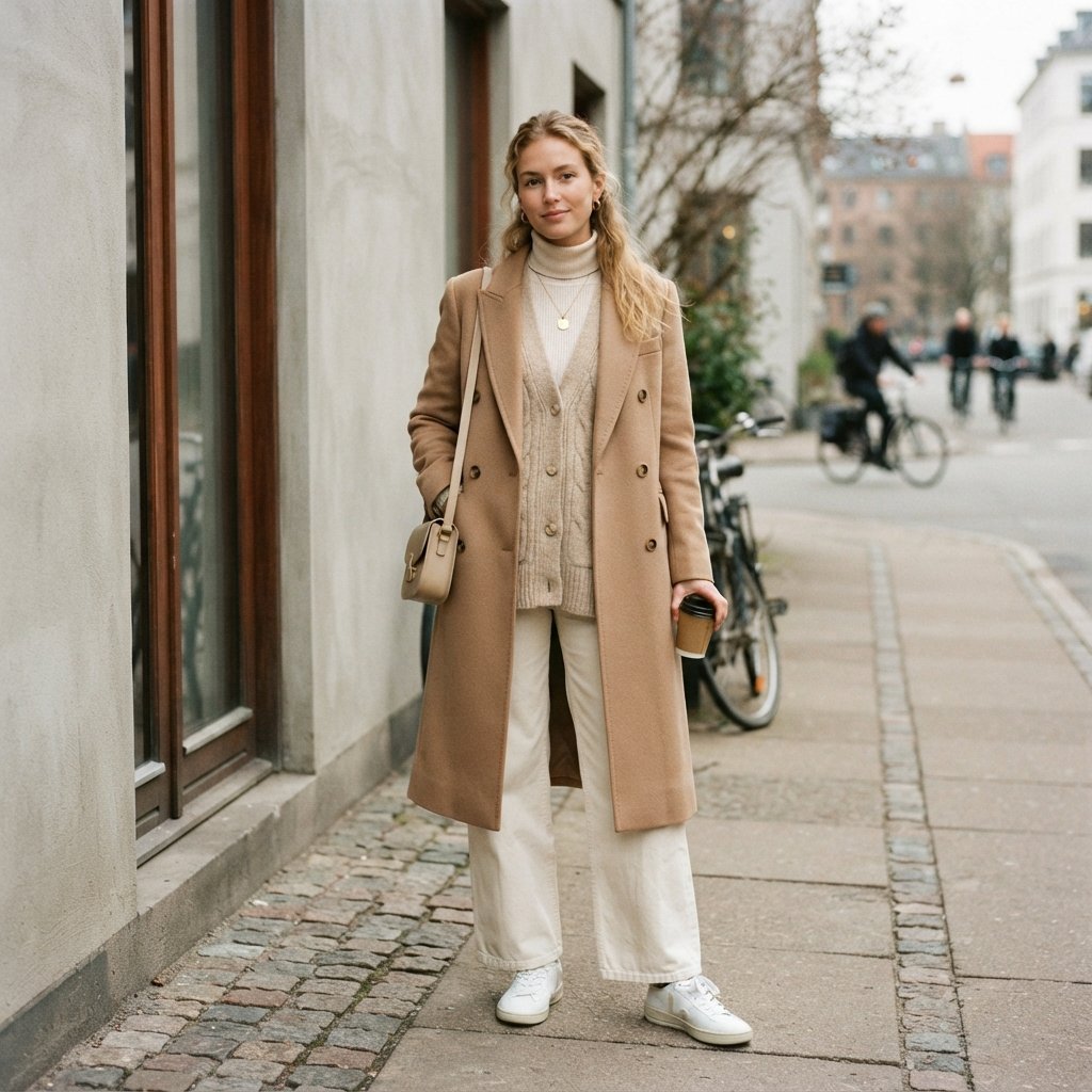 Neutral Palette Layering Outfit Ideas