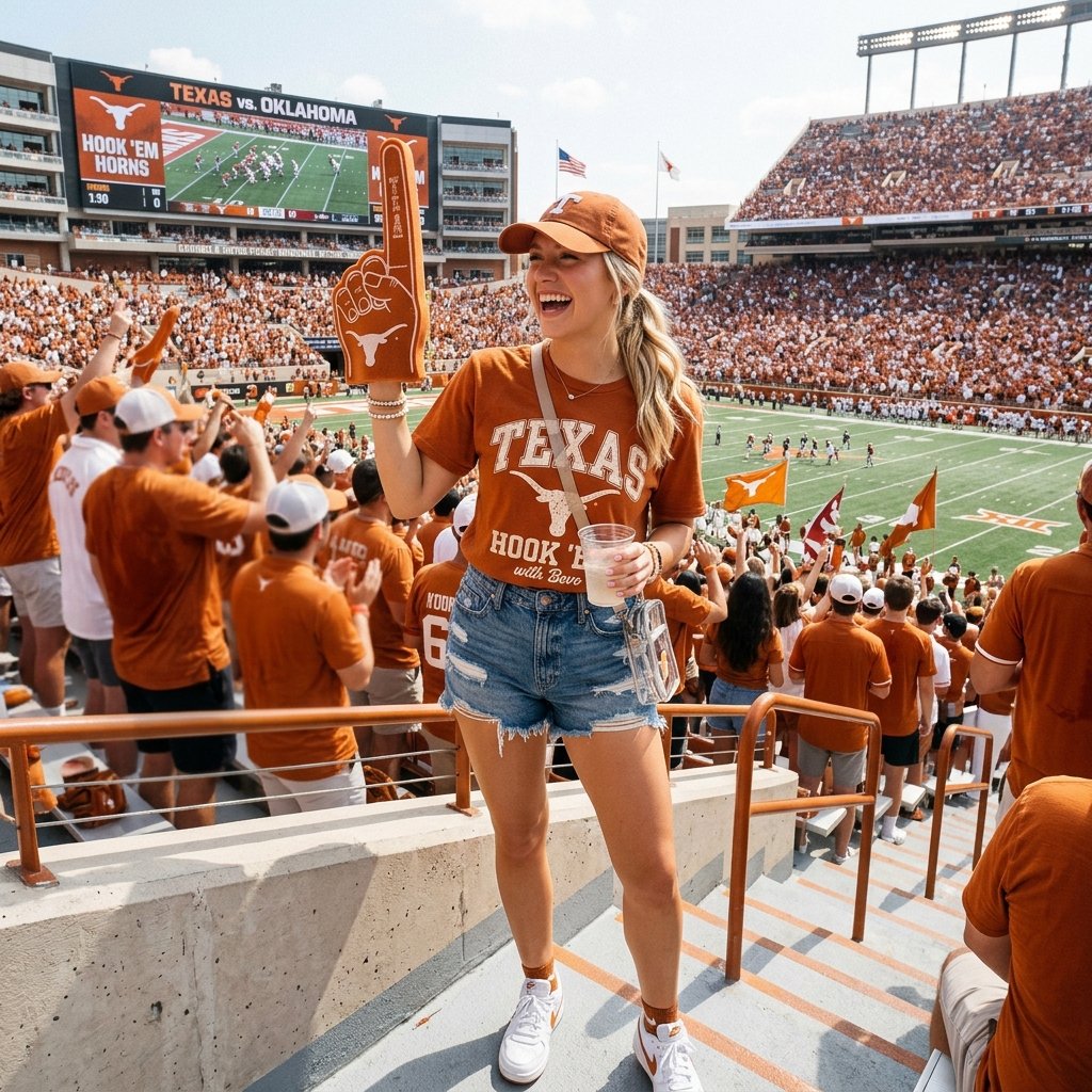 26 Texas Outfits Ideas That'll Steal Your Heart 16 Texas Outfits Game Day Ideas