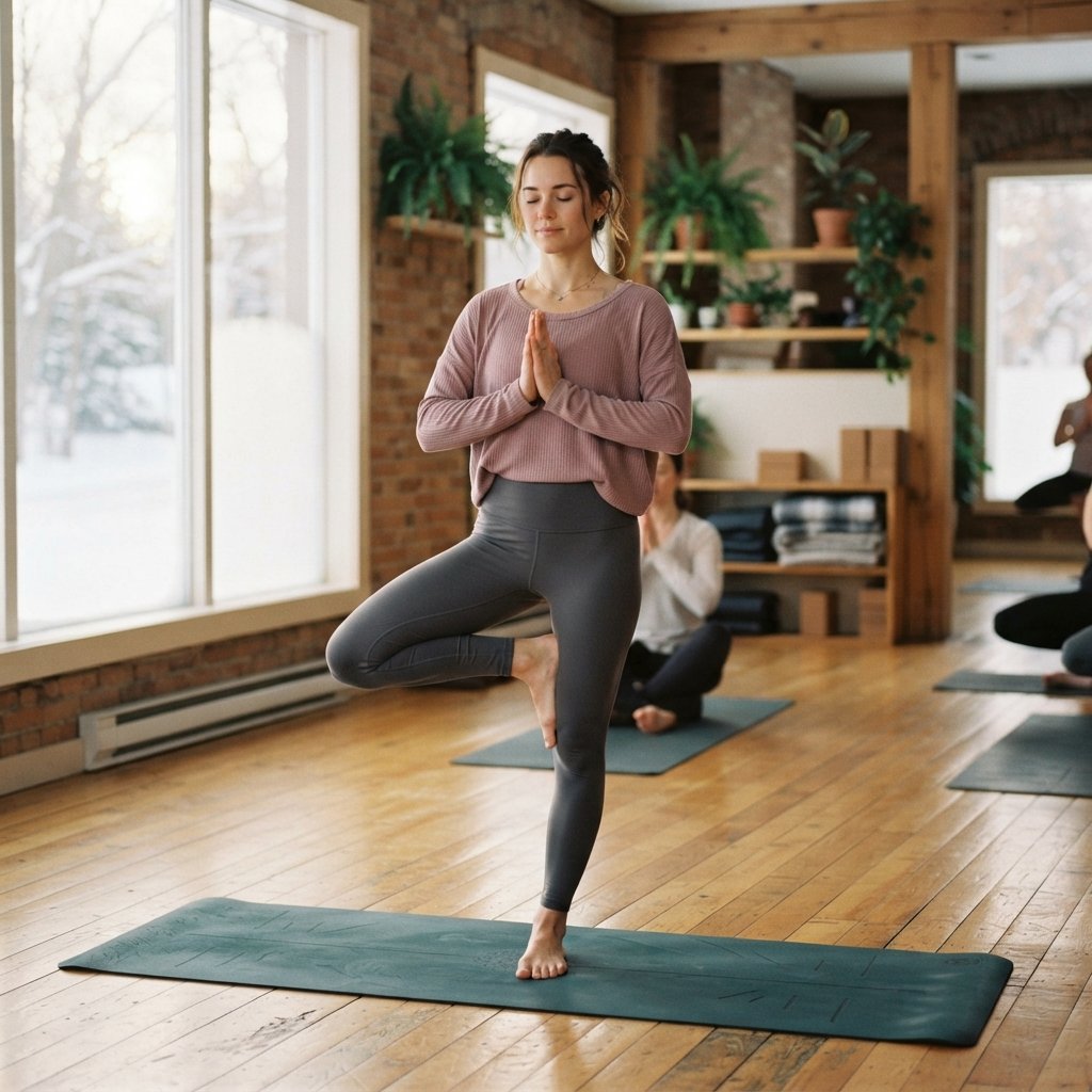 Winter fitness outfit Ideas for Yoga
