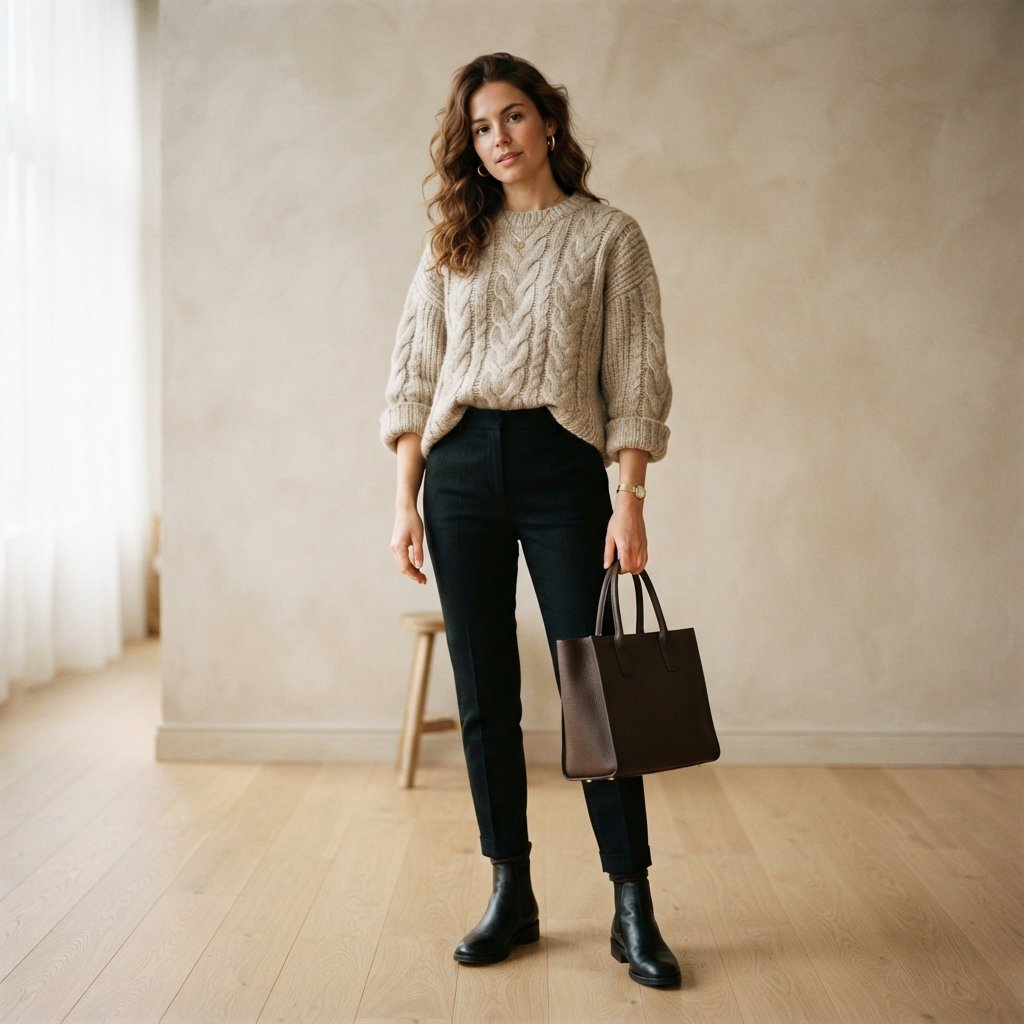 Oversized Wool Sweater Outfit Ideas